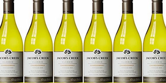 Jacobs Creek Classic Chardonnay 2015, 75 cl (Case of 6)