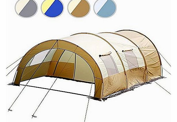 ATZT03 4 Persons Tunnel Tent 335 x 476 x 190 cm DIFFERENT COLOURS (Beige)