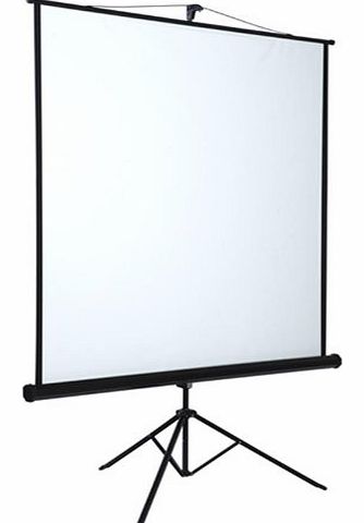 Jago BELESV01 HD Projector Screen Beamer with Tripod Screen Size 80``x80`` - Diagonal Screen Size: 113.7`` suitable for (1:1, 4:3, 16:9 and others)