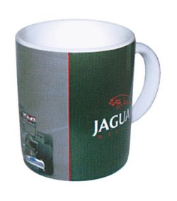 Jaguar Car Mug (Green/White)