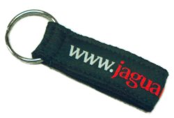 Jaguar Woven Loop Keyring