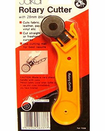 Jakar 28mm Large Rotary Cutter Quilters Sewing Fabric Craft Quilting Cutting Tool