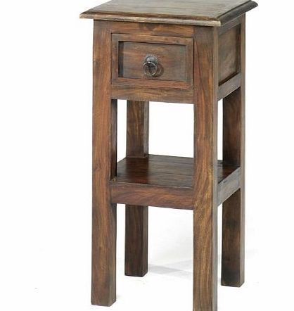 Jali Sheesham Lamp Telephone Table - Indian Wood Furniture