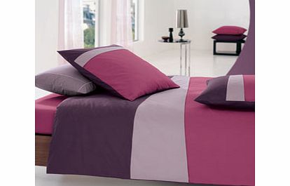 Jalla Rainbow Framboise Bedding Fitted Sheet King