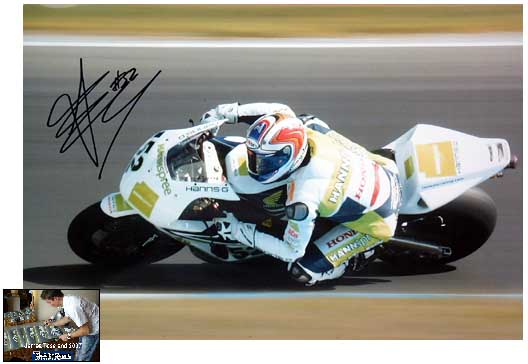 James Toseland signed Superbikes photo