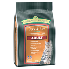 Adult Complete Cat Food with Duck and#38; Rice 2kg