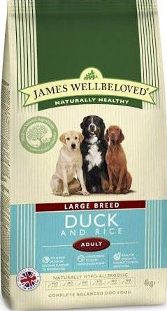 James Wellbeloved, 2102[^]0138543 Adult Large Breed Kibble Duck