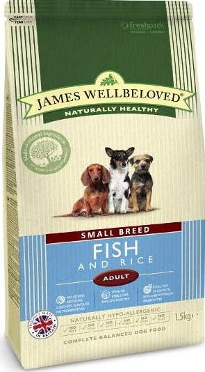 James Wellbeloved, 2102[^]0138547 Adult Small Breed Kibble Fish