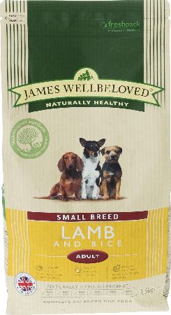 James Wellbeloved, 2102[^]0138544 Adult Small Breed Kibble Lamb