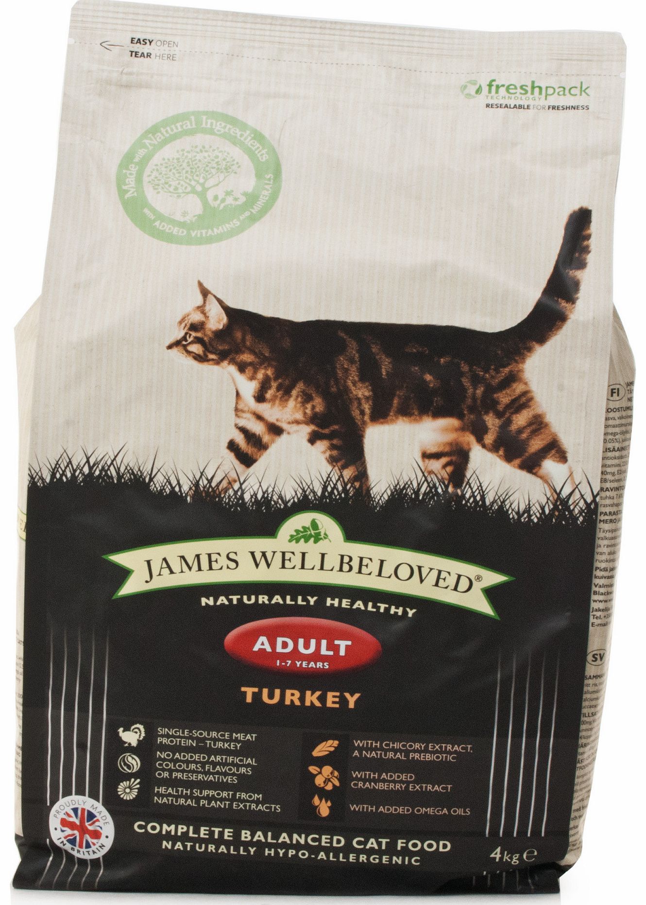 James Wellbeloved Cat Adult Turkey