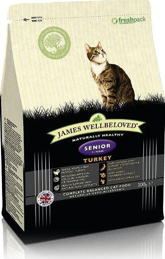 James Wellbeloved, 2102[^]0138565 Cat Kibble Senior Turkey and