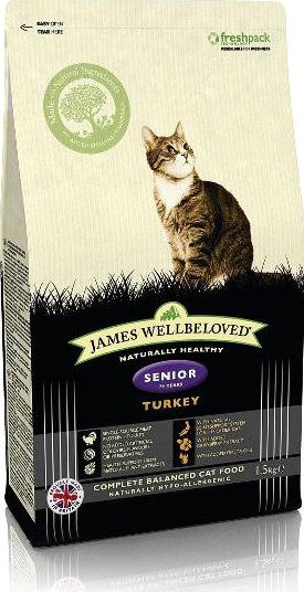 James Wellbeloved, 2102[^]0138566 Kibble Cat Senior Turkey and