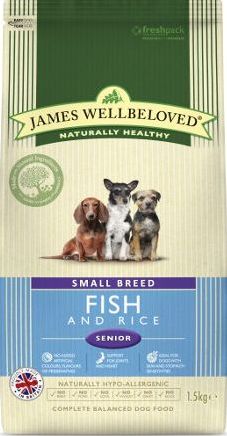 James Wellbeloved, 2102[^]0138590 Kibble Fish and Rice Senior