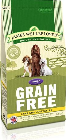 James Wellbeloved, 2102[^]0138591 Kibble Lamb Grain Free Senior