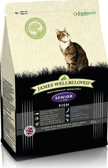 James Wellbeloved, 2102[^]0138579 Kibble Senior Cat Fish and Rice