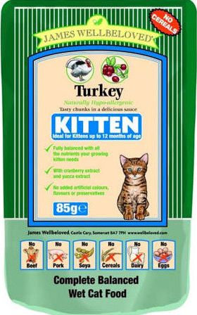 James Wellbeloved, 2102[^]0138549 Kitten Turkey Pouches