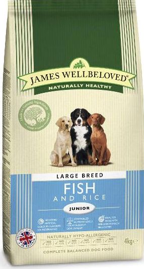 James Wellbeloved, 2102[^]0138541 Large Breed Junior Fish and Rice