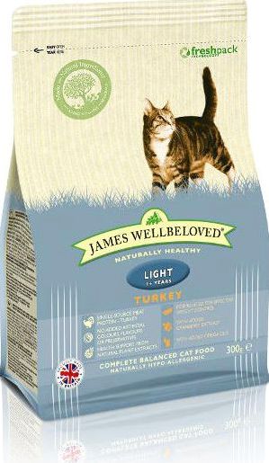 James Wellbeloved, 2102[^]0138567 Light Cat Kibble Turkey and Rice