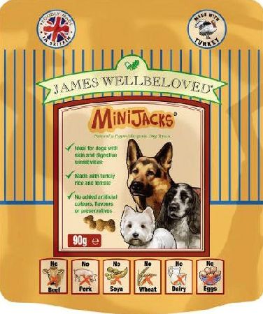 James Wellbeloved, 2102[^]0138586 Minijacks Cereal Free Turkey