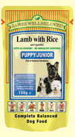 Wellbeloved Puppy Pouches - Lamb & Rice