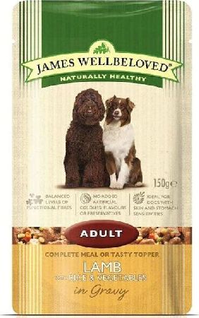 James Wellbeloved, 2102[^]0138529 Senior Dog Pouches Lamb