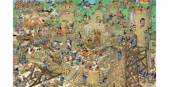 Jan van Haasteren  Castle Conflict Jigsaw Puzzle (1000 Pieces)