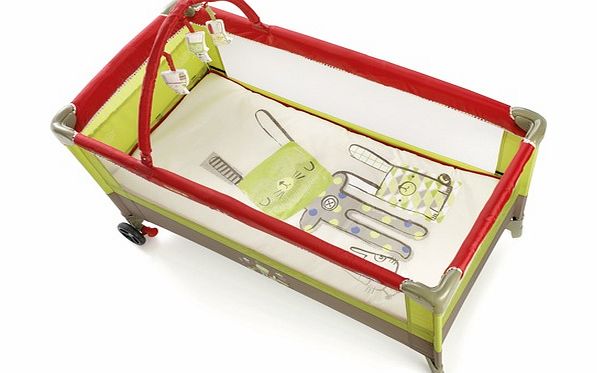 JANE Travel Cot with games R76 Bunny