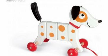 Janod Rocky the dog pull toy `One size
