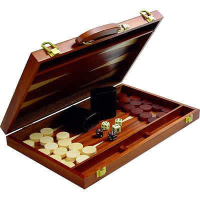 Jaques 15 Mahogany Backgammon (53580 -