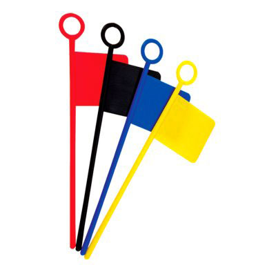 Croquet Plastic Garden Flags (Plastic Garden Flags - 74417)