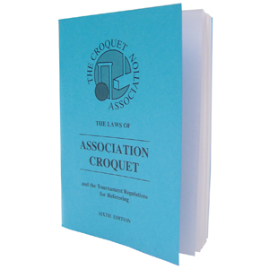 Jaques Croquet Set Game Book of Rules
