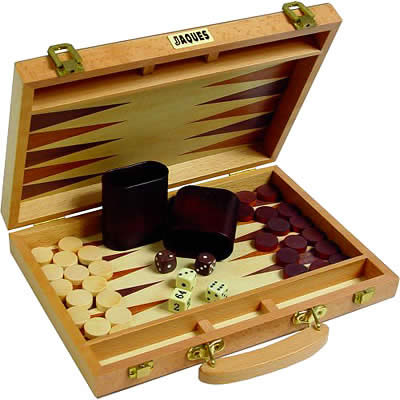 Jaques Oak Backgammon Sets (19 Backgammon