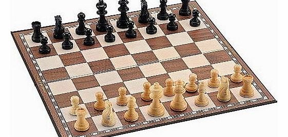 Jaques of London Chess Set with Board - 3`` Chess Set with 15`` Folding Chess Board - Jaques London