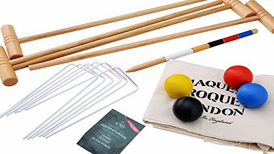 Jaques of London Croquet Set - Tonbridge - In Drawstring Bag - Jaques of London