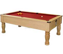 Jaques Winchester 7ft Pro Pool Table Red
