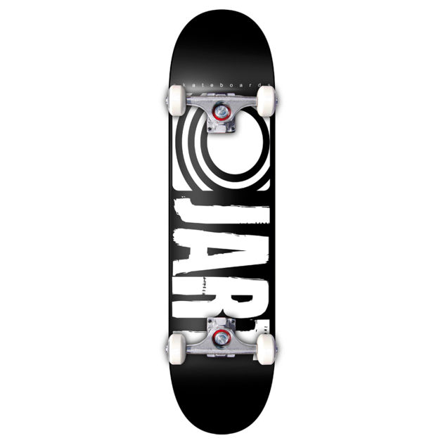 Jart Basic Black Complete Skateboard - 7.6 inch