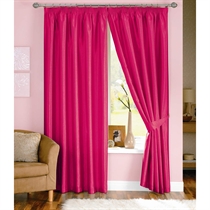 java Cerise Lined Curtains 229x229cm