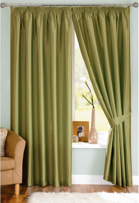 Moss Lined Curtains