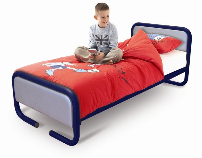 Jay-Be Beds Rascal Blue 3ft Single Childrens Metal Bed