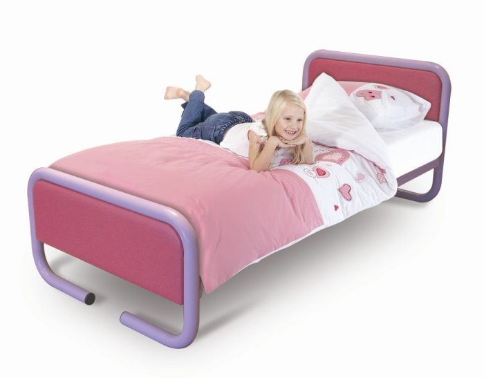 Jay-Be Beds Rascal Lilac 3ft Single Childrens Metal Bed