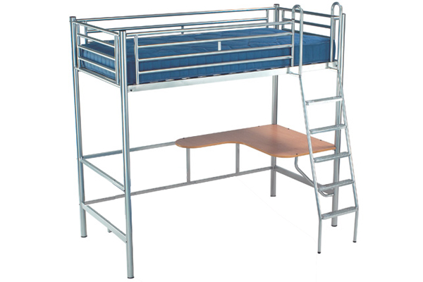 Jaybe Studio 3 Bunk With Desk And Mattress