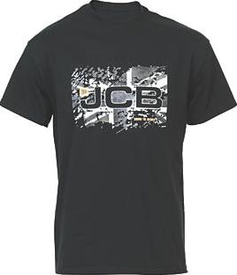JCB, 1228[^]6778F Heritage T-Shirt Black X Large 44`` Chest