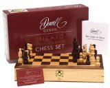 JD toys and games Staunton style inlaid chess set