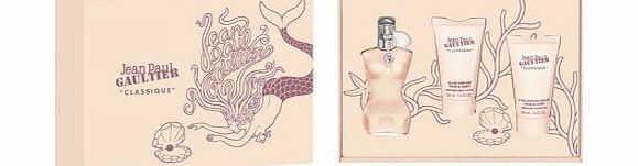 Classique Gift Set : 50ml EDT Spray, 50ml Body Lotion amp; 50...