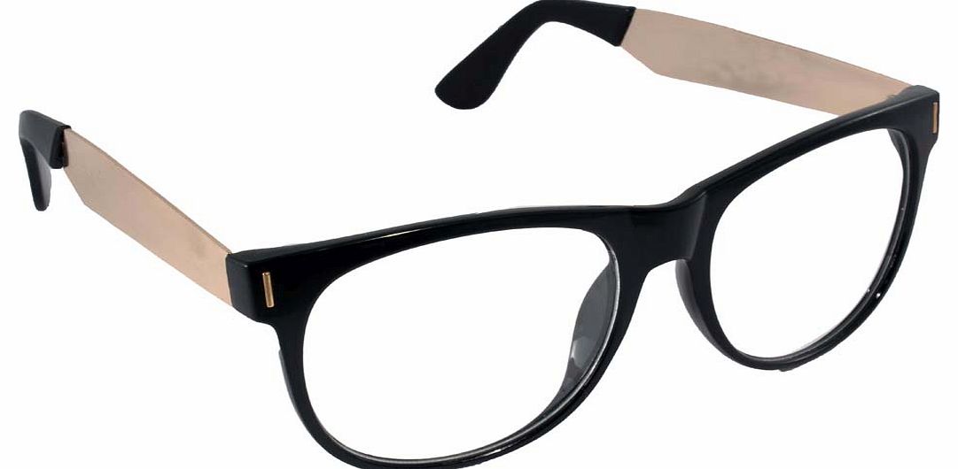 Jeepers Peepers Black Clear Vincent Glasses from Jeepers Peepers