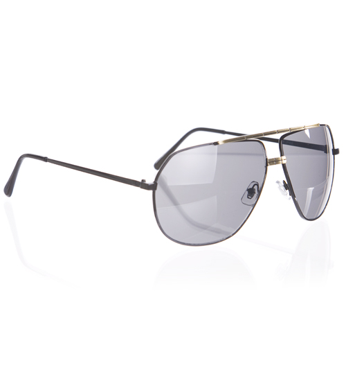 Jeepers Peepers Black Dirk Aviator Sunglasses from Jeepers Peepers
