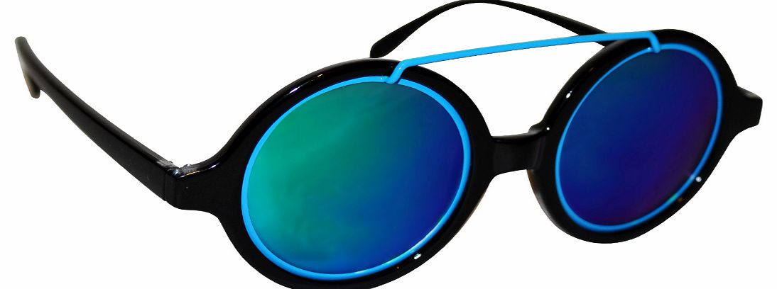 Jeepers Peepers Round Cloud Blue Sunglasses from Jeepers Peepers