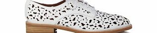 Jeffrey Campbell Datt Daisy white leather lace-ups