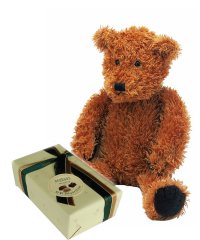 Old friend bear and chocs