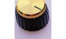 Jellyfish Audio Gold Knob for Marshall Amplifiers,push on type for splined/split shaft controls
